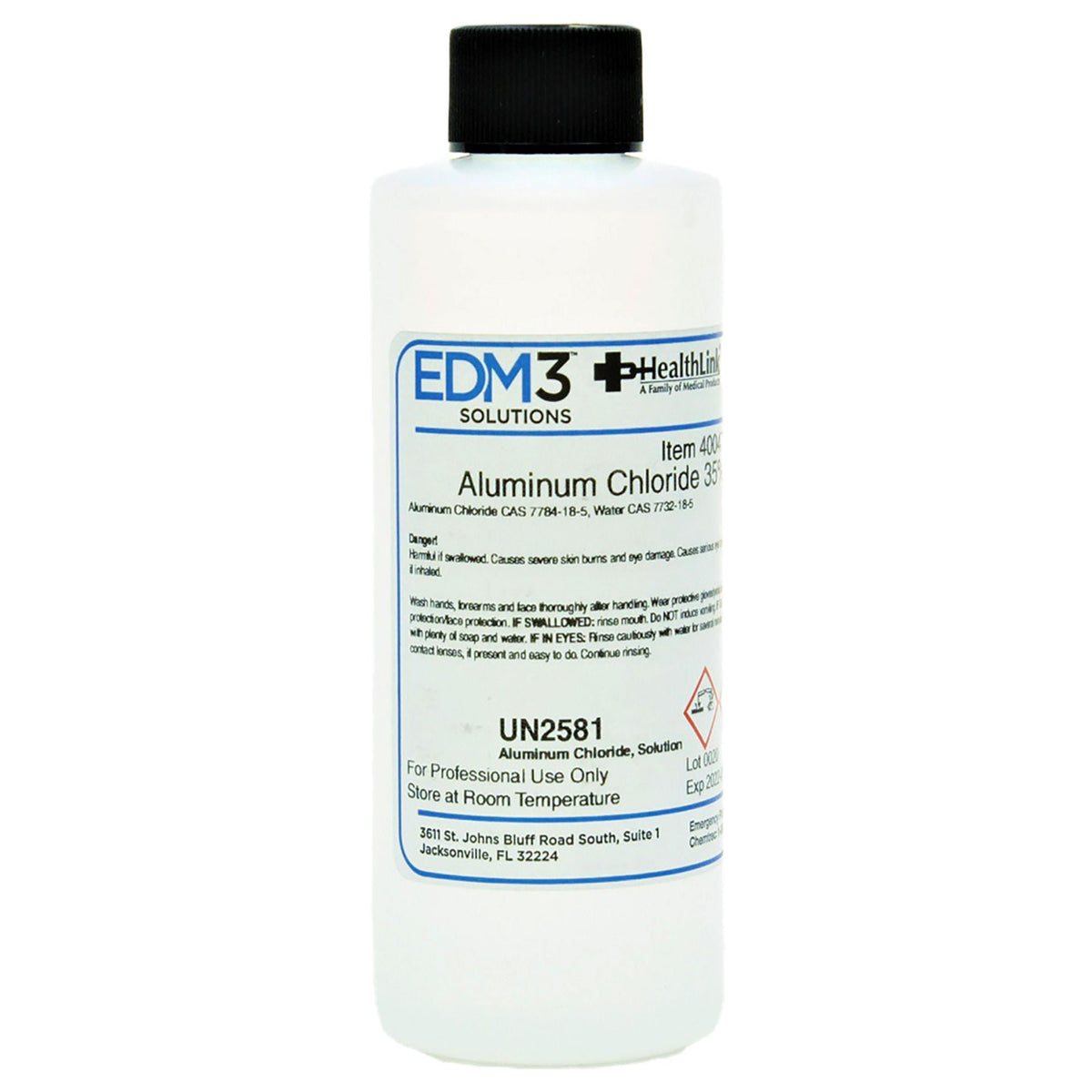 Edm 3™ Aluminum Chloride Chemistry Reagent, 4-Ounce Bottle, 1/Ea