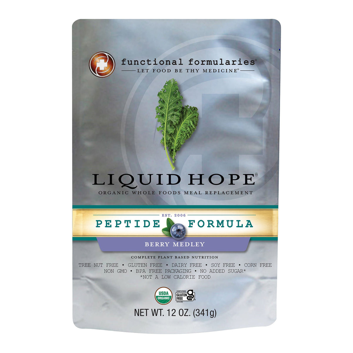 Formula, Feeding Tu Peptide Liq Hope Bery Medley 12Oz (24/Cs, 24/Cs