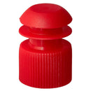 MCKESSON TUBE CLOSURE FLANGED PLUG CAP RED POLYETHYLENE 1000 PER BAG, SOLD AS 20000/CASE MCKESSON 177-118240R