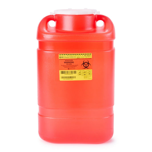 Bd Multi-Purpose Sharps Container, 5 Gallon, 18 X 7-1/2 X 10-1/2 Inch, 1/Ea