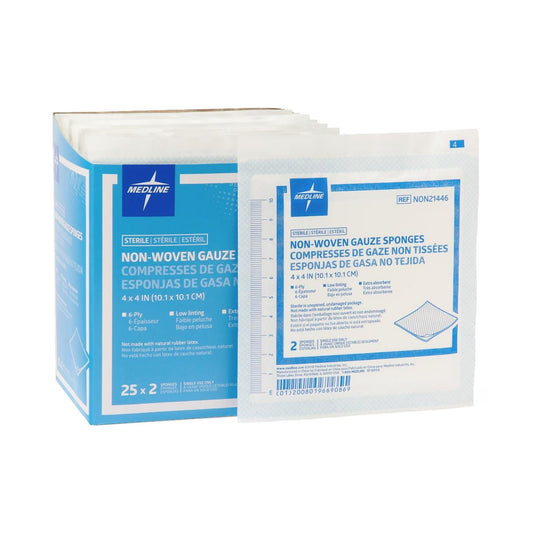 Avant Gauze® Sterile Nonwoven Sponge, 4 X 4 Inch, 6-Ply, 600/Cs