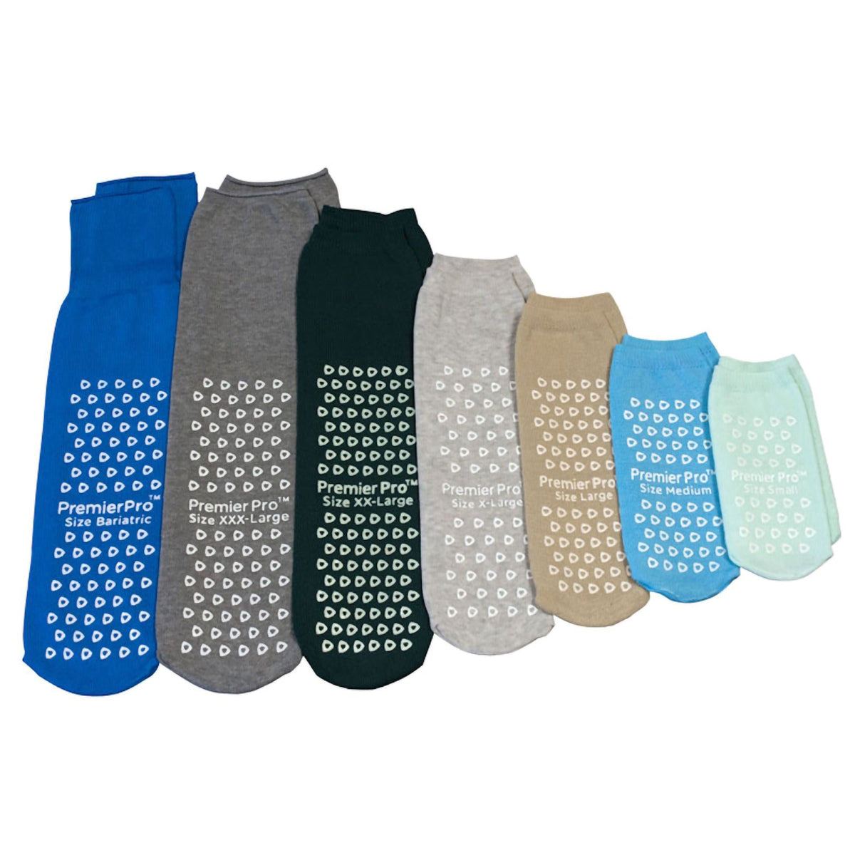 SLIPPER, SOCK PREMIER PRO ANTI-SLIP GRY ADLT XLG (48/CS), 48/CS