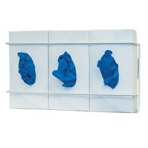 Dispenser, Glove Triple Box Wht (2/Pk), 1/Ea