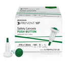 MCKESSON PREVENT® HP PUSH BUTTON SAFETY LANCET, 21 GUAGE, SOLD AS 2000/CASE MCKESSON 16-PBHPSL21G1.8X