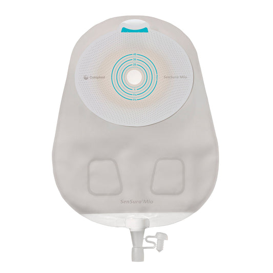 SenSura® Mio Flat 1-Piece Transparent Ostomy Pouch, Trim to fit 10 – 45mm Stomas, 10/BX