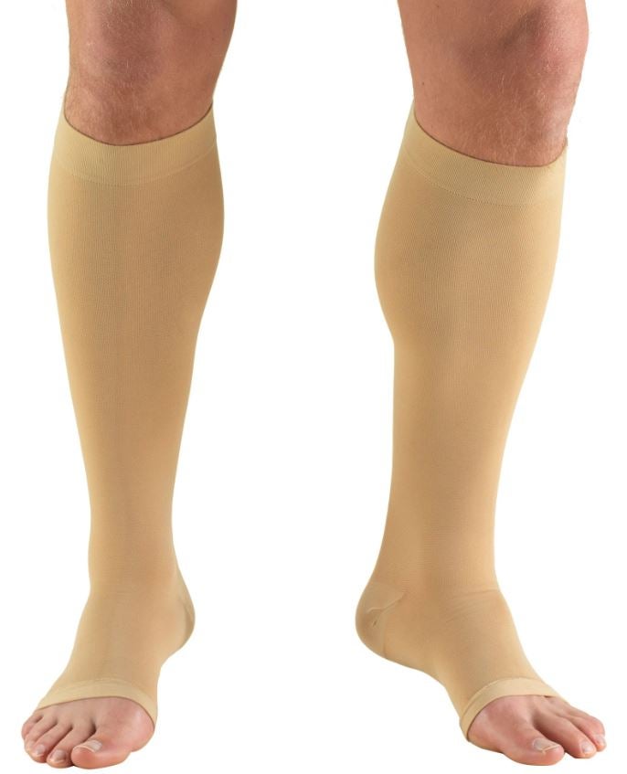 Stocking Bel Knee 20-30 2Xlbeige Open Toe, 1/Ea