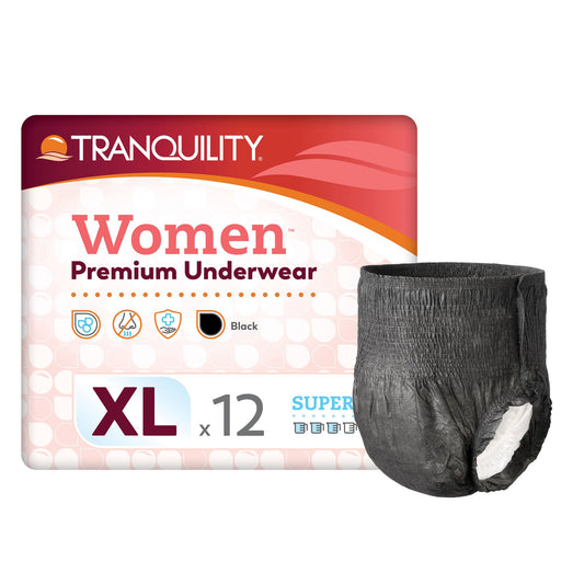 Underwear, Incont Tranquilityprem Wmn Xlg (12/Bg 4Bg/Cs), 48/Cs