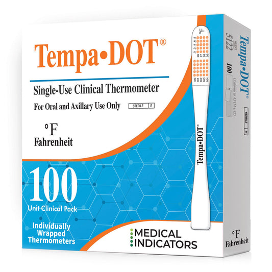 Medical Indicators Tempa·Dot™ Oral / Axillary Thermometer, 2000/Cs