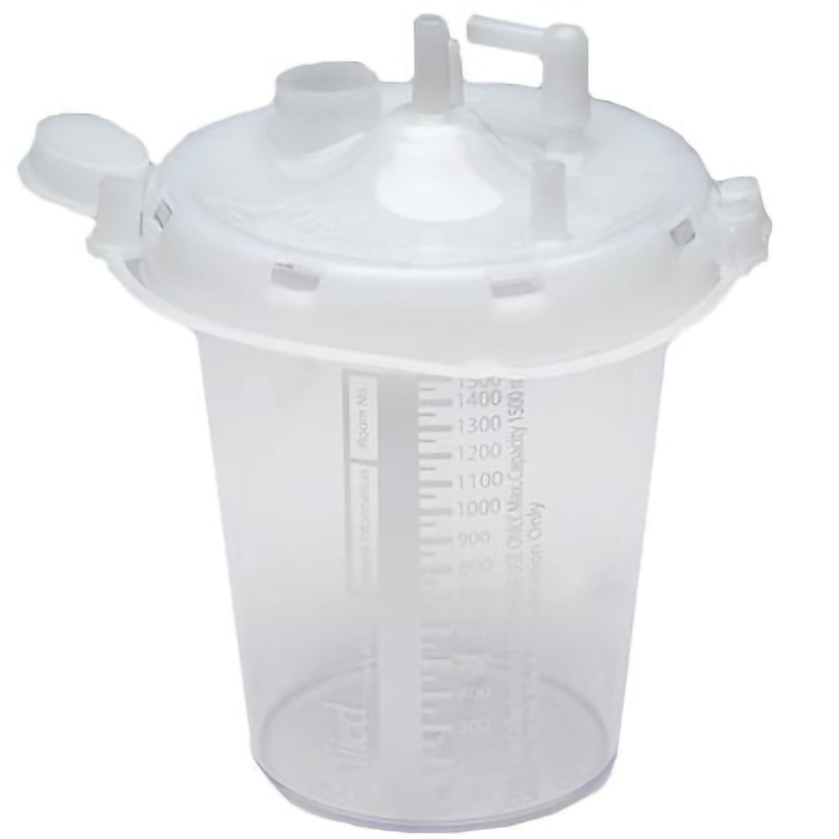 Allied® Suction Canister for use with OptiVac® Aspirators, 2,400 mL, 36/CS