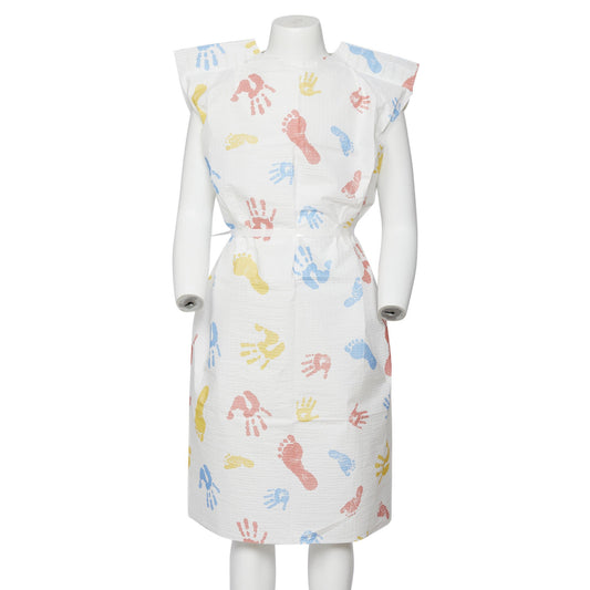 Graham Medical Tiny Tracks® Print Pediatric Exam Gown, 50/Cs