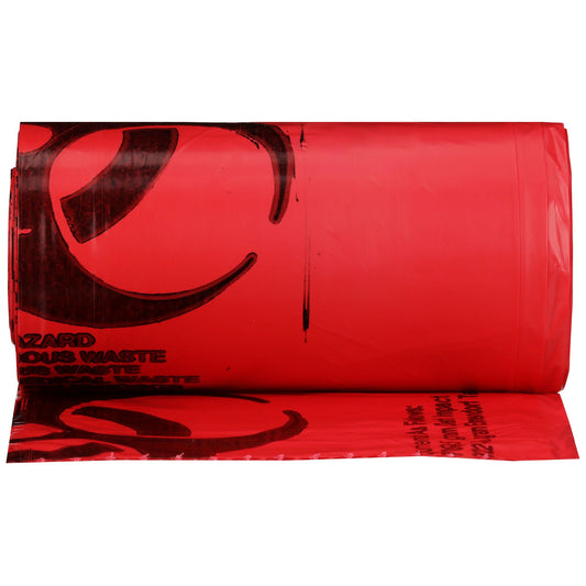 Mckesson Biohazard Waste Bag, 10 – 15 Gallon Capacity, 24 X 32 Inch, 250/Cs