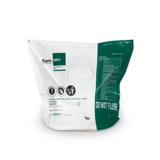 Wipe, Germicidal Disinf H2O2 Bulk/Pk 11X12" (300/Pk 2Pk/Cs), 300/Pk