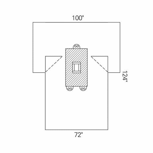 Halyard Sterile Laparotomy Abdominal Drape, 100 X 72 X 124 Inch, 1/Ea