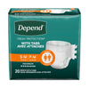 Depend® Fresh Protection™ Maximum Absorbency Underwear, Small / Medium, 60/CS