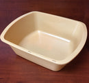 WASH BASIN, RECTANGULAR, 6 QUART, GOLD, SOLD AS 50/CASE GMAX GP41003