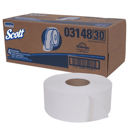 TISSUE, TOILET SCOTT JUMBO 1000' (4RL/CS) KIMCON, 4/CS