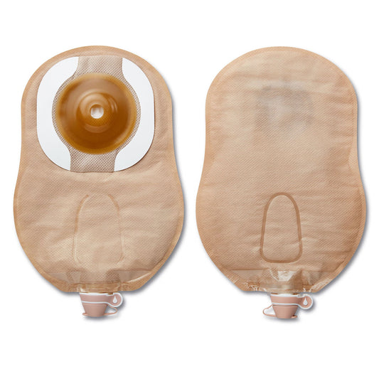 Premier™ 84894 One-Piece Ultra Clear Urostomy Pouch, Pre-cut to Fit 25 mm Stomas, 5/BX