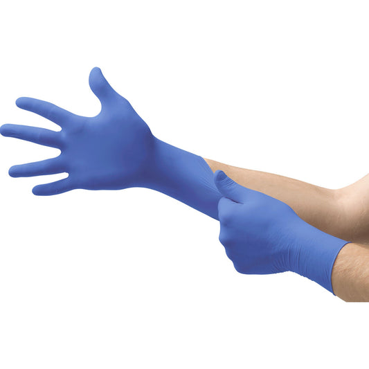 Microflex® Cobalt® Nitrile Exam Glove, Small, Blue, 100/Bx