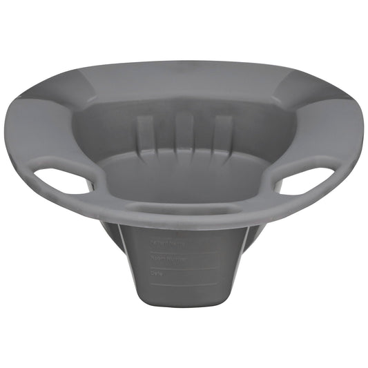 Mckesson Stackable Bedpan, Nonstick Plastic, Graphite Color, 50/Cs