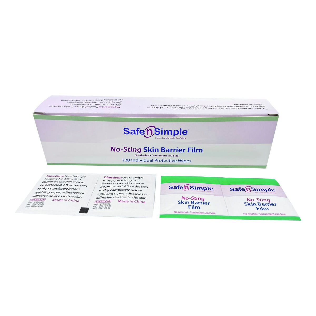 Safe N Simple™ Barrier Wipe, 100/Bx