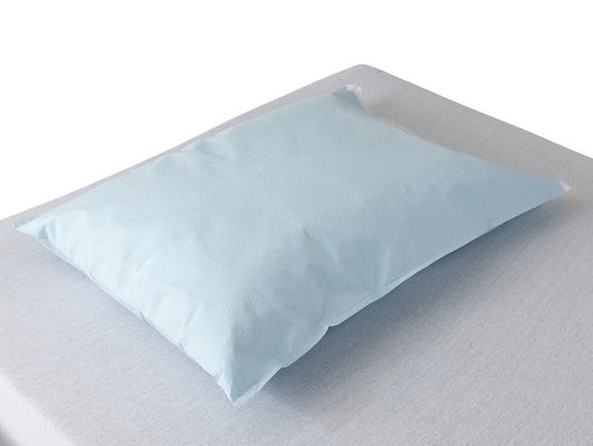 Pillowcase, Tiss/Poly Disp Blu21"X30" (100/Cs), 100/Cs