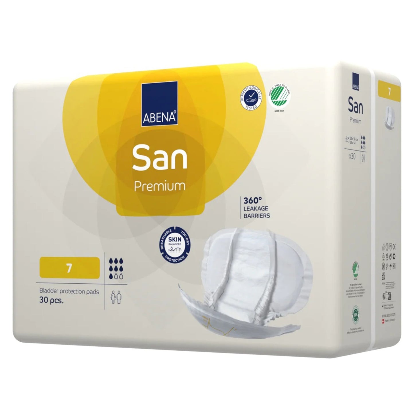 Abena San Premium Bladder Protection Pads, Size 7 30/PACK -1000021309