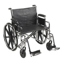 MCKESSON BARIATRIC WHEELCHAIR, 24-INCH SEAT WIDTH, SOLD AS 1/EACH MCKESSON 146-STD24ECDDA-SF
