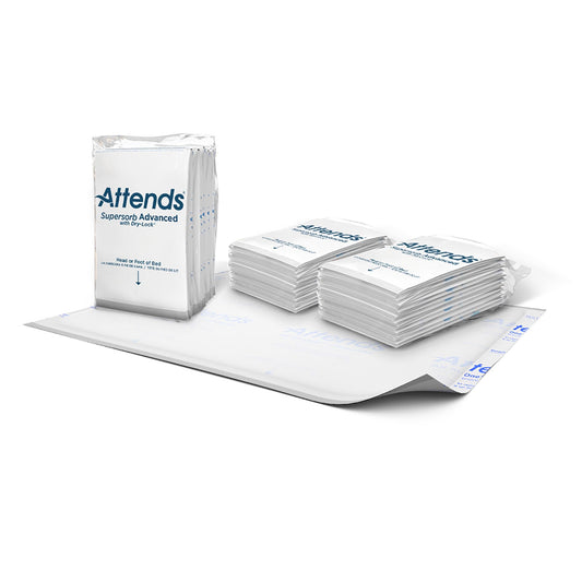 Attends® Supersorb Advanced Premium Underpad, 30 x 36 Inches, 12/CS