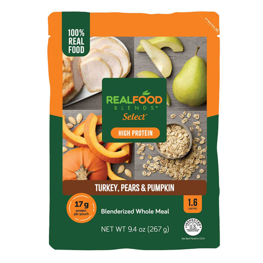 FEED, ENTERAL REAL FOOD BLENDSTURKEY/PEARS/PUMPKIN 9.4OZ, 12/CS