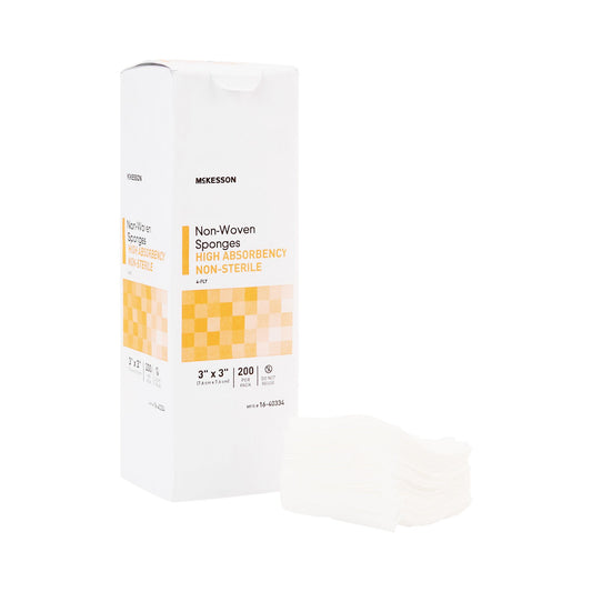 Mckesson Nonwoven Sponge, 3 X 3 Inch, Four Ply, 20/Cs