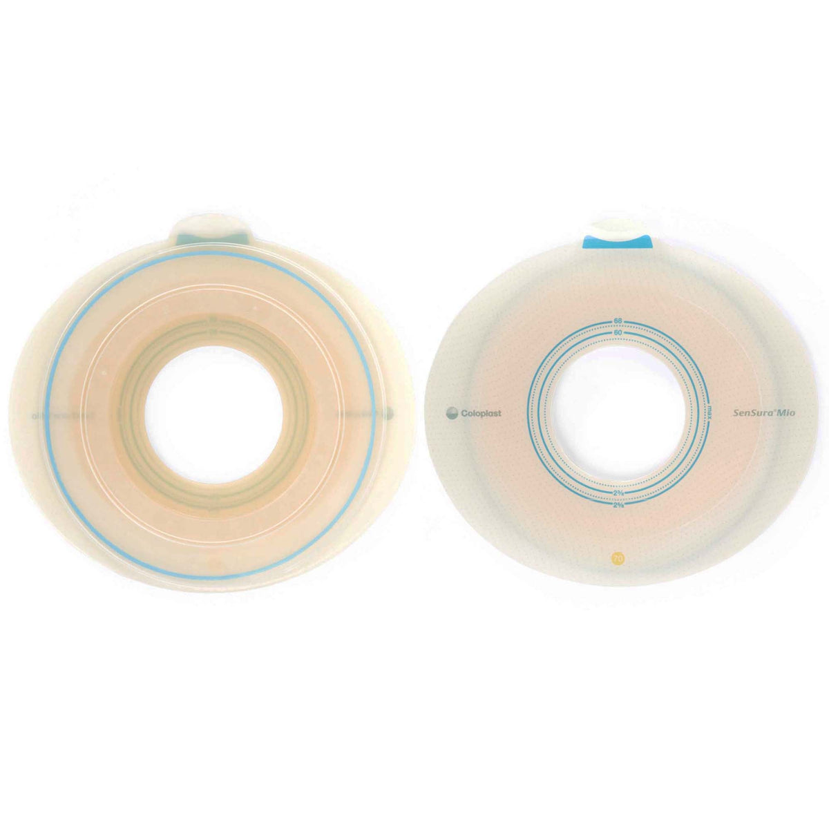 SenSura® Mio Flex Ostomy Barrier, 40 mm Stoma Opening, Red Color Match, 5/BX