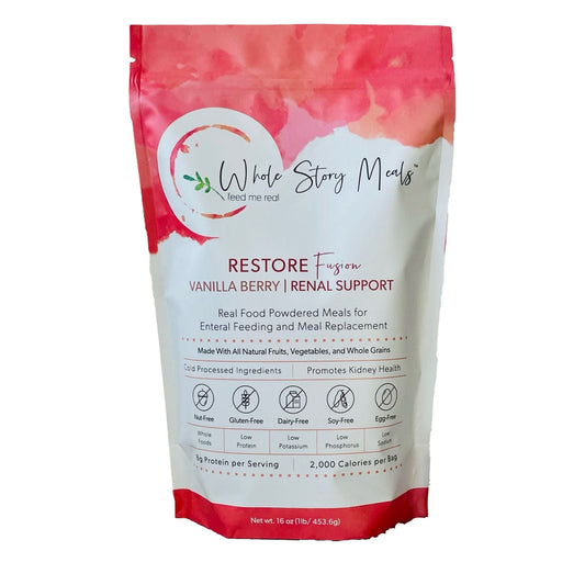 Whole Story Meals™ Restore Renal Support For Oral & Enteral Feed, Vanilla Berry, 1/Ea
