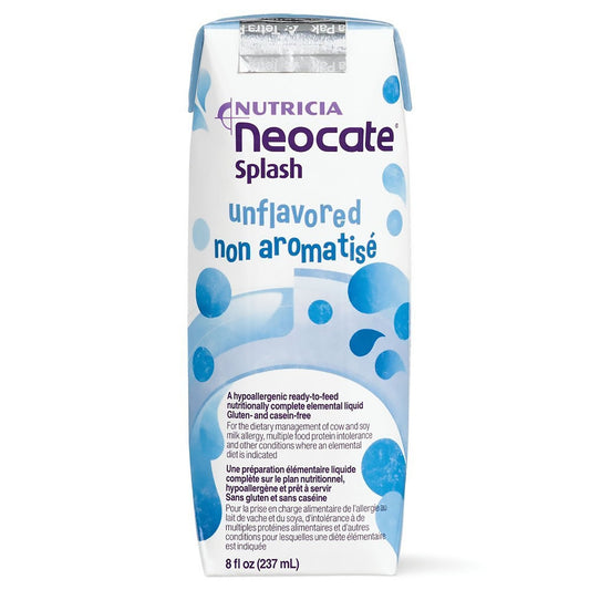 Neocate® Splash Hypoallergenic Ready-To-Feed Elemental Liquid, 8-Ounce Carton, 27/Cs