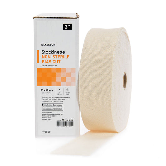 McKesson Bias Cut Stockinette, 3 Inch x 50 Yard, 12/CS
