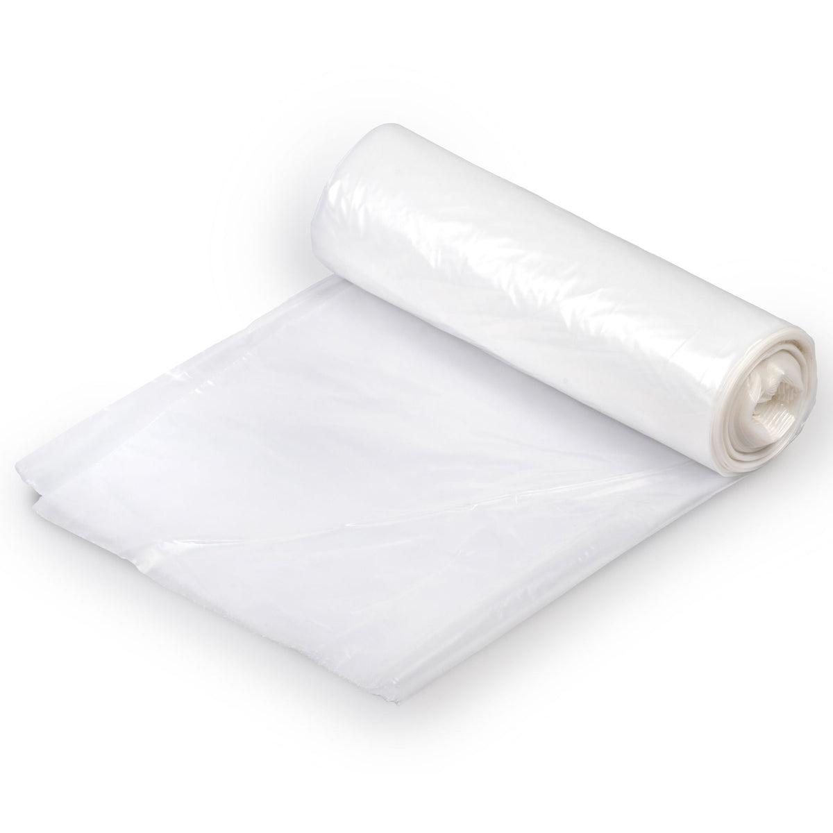Colonial Bag Medium Duty Trash Bag, White, 15-Gallon Capacity, 1/Cs