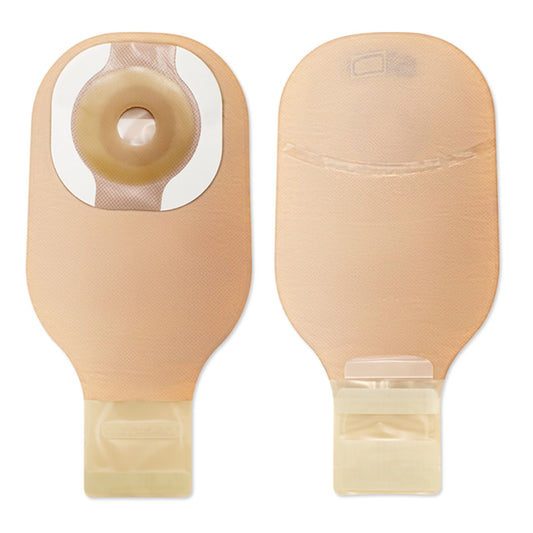Premier™ One-Piece Beige Ostomy Pouch, Pre-cut to Fit 30 mm Stomas, 10/BX