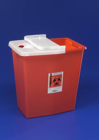 SharpSafety™ Multi-purpose Sharps Container, 12 Gallon, 18¾ x 18¼ x 12¾ Inch, 1/EA