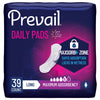 Prevail® Daily Pads Maximum Bladder Control Pad, 13-Inch Length, 156/CS
