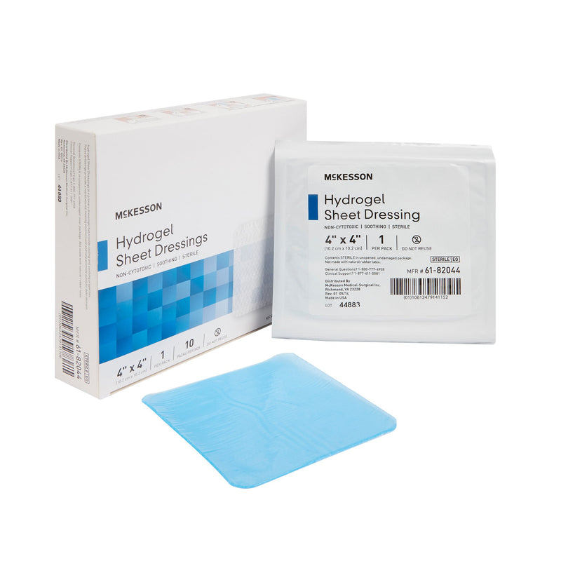 MCKESSON HYDROGEL DRESSING, 4 X 4 INCH, SOLD AS 40/CASE MCKESSON 61-82044