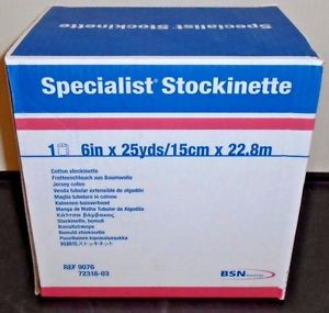 Specialist® Cotton Tubular Stockinette, 6 Inch X 25 Yard, 1/Bx