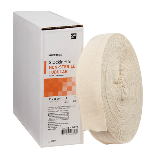 Mckesson Beige Cotton Tubular Stockinette, 2 Inch X 25 Yard, 12/Cs