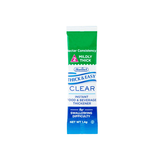 Thick & Easy® Clear Nectar Consistency Food and Beverage Thickener, 100/CS
