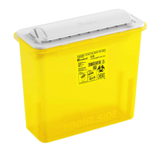 AP Line Chemotherapy Sharps Container, 12/CS