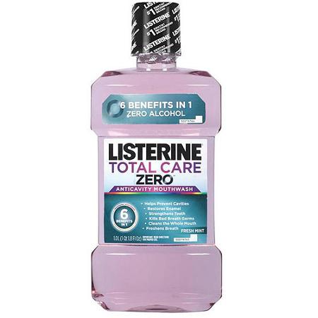 Listerine, Mouth Wash Total Care Zero 1L (6/Cs), 6/Cs