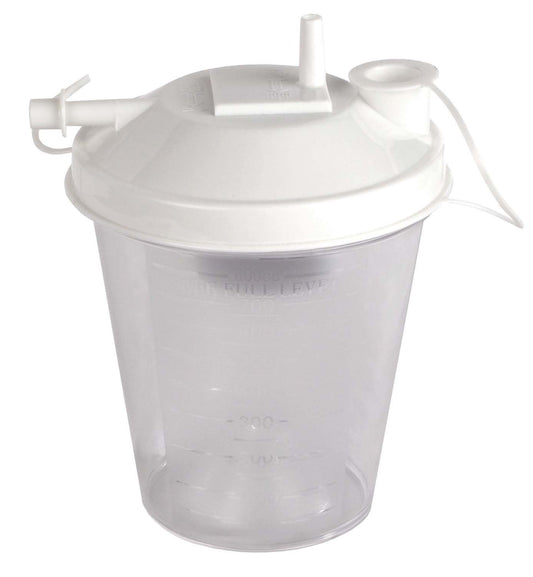 Schuco® Suction Canister for use with Schuco® 130 Aspirator Pumps, 800 mL, 5/CS