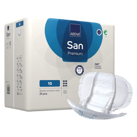 Abena® San 10 Premium Bladder Protection Pads, 25/Pk