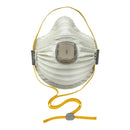 Moldex-Metric AirWave 4701N100 Disposable Particulate Respirator with SmartStrap®, Ventex® Valve and Full Flange, Size Small, 30/CS