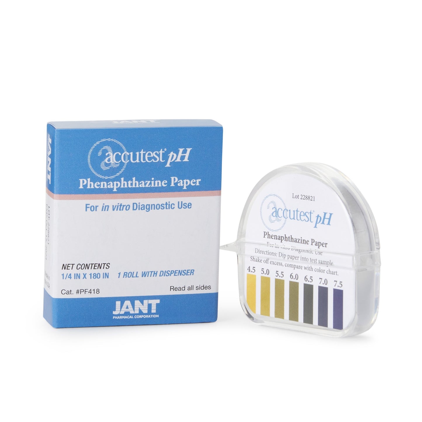 Accutest pH Paper in Dispenser 10/BOX -PF418-10