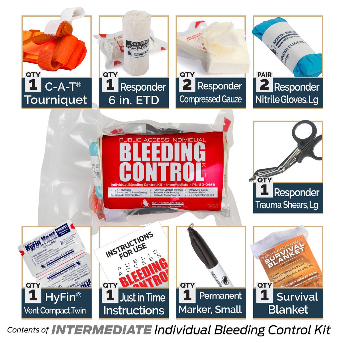 Kit, Bleed Cntrl Intermediatesngl Vac-Sealed Public Access, 1/Ea