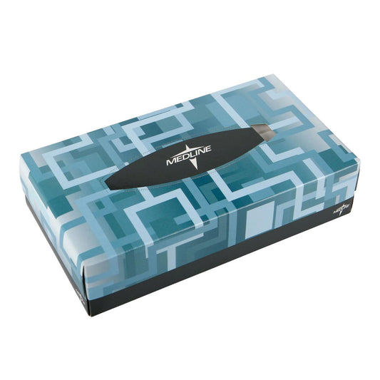 Tissue, Facial Prem 8"X8.4" (100/Pk 36Pk/Cs) Medlne, 3600/Cs